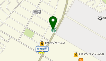 スターバックス コーヒー ふじみ野清見店の地図画像