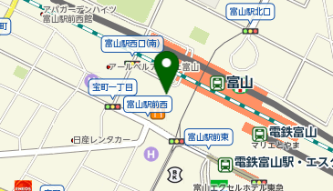 スターバックス コーヒー 富山マルート店(スターバックス ティー & カフェ)の地図画像