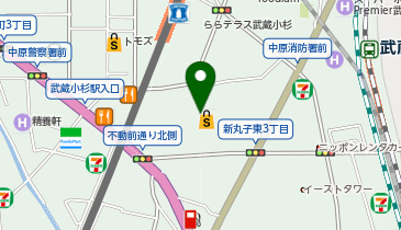 スターバックス コーヒー グランツリー武蔵小杉店の地図画像