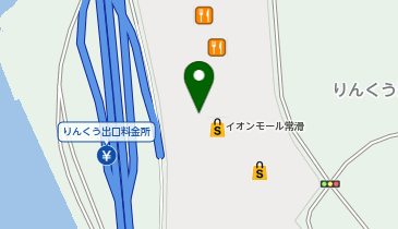スターバックス コーヒー イオンモール常滑店の地図画像