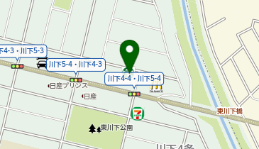 スターバックス コーヒー 札幌川下店の地図画像
