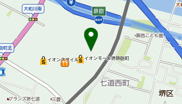 スターバックス コーヒー イオンモール堺鉄砲町店の地図画像