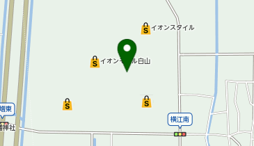スターバックス コーヒー イオンモール白山店の地図画像