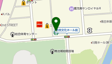 スターバックス コーヒー 鹿児島与次郎店の地図画像