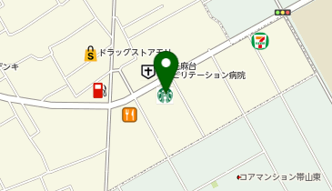 スターバックス コーヒー 熊本帯山店の地図画像