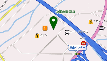 スターバックス コーヒー イオンモール津山店の地図画像