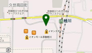 スターバックス コーヒー イオンモール京都桂川2階店の地図画像