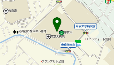 スターバックス コーヒー 帝京大学板橋キャンパス店の地図画像