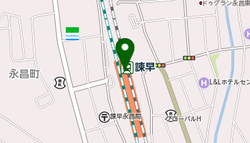 スターバックス コーヒー 諫早駅店の地図画像