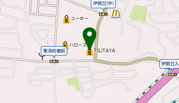 スターバックス コーヒー TSUTAYA 伊勢丘店の地図画像