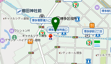 スターバックス コーヒー ザ・ブラッサム博多プレミア店の地図画像