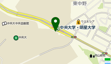 スターバックス コーヒー 中央大学店の地図画像
