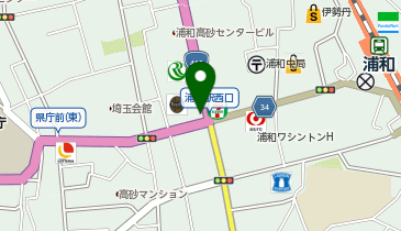 スターバックス コーヒー 浦和西口店の地図画像