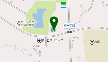 スターバックス コーヒー 仙台泉パークタウン桂店の地図画像