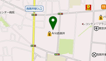 スターバックス コーヒー アリオ西新井店の地図画像