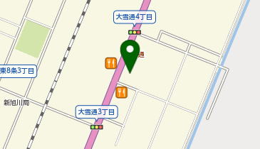 スターバックス コーヒー 旭川大雪通店の地図画像