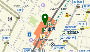 スターバックス コーヒー 金沢Rinto西口店の地図画像