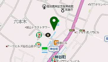 スターバックス コーヒー 東京ワールドゲート神谷町店の地図画像