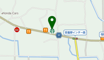 スターバックス コーヒー 安曇野豊科店の地図画像