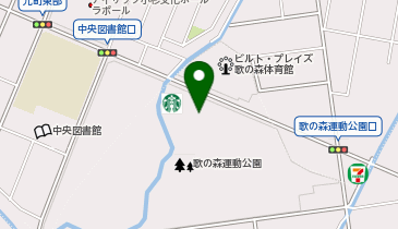 スターバックス コーヒー 射水歌の森運動公園店の地図画像