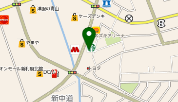 スターバックス コーヒー 利府街道店の地図画像