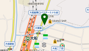 スターバックス コーヒー 大船グランシップ店の地図画像