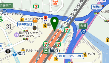 スターバックス コーヒー ニュウマン横浜店の地図画像