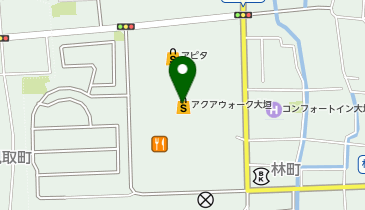 スターバックス コーヒー アクアウォーク大垣店の地図画像