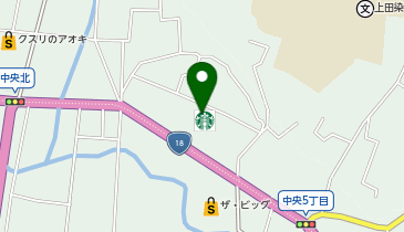 スターバックス コーヒー 上田中央店の地図画像