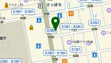 スターバックス コーヒー 大同生命札幌ビル ミレド地下1階店の地図画像