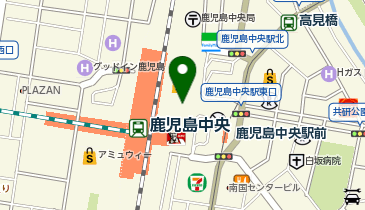 スターバックス コーヒー アミュプラザ鹿児島 本館2階店の地図画像