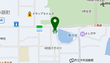 スターバックス コーヒー 奈良猿沢池店の地図画像