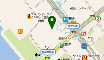 スターバックス コーヒー アーバンドック ららぽーと豊洲3 地下1階店の地図画像