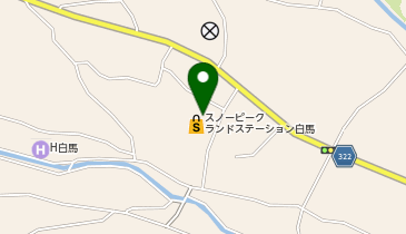 スターバックス コーヒー スノーピークランドステーション白馬店の地図画像