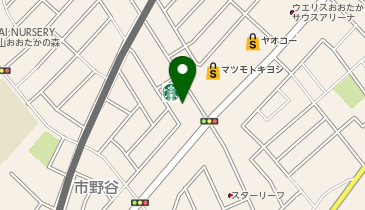スターバックス コーヒー 流山市野谷店の地図画像