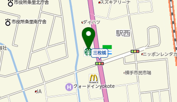 スターバックス コーヒー 横手店の地図画像