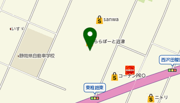 スターバックス コーヒー ららぽーと沼津店の地図画像