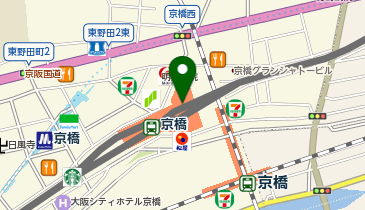 スターバックス コーヒー 京橋 京阪モール店の地図画像