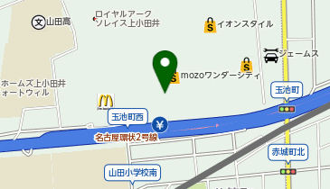 スターバックス コーヒー 上小田井mozoワンダーシティ 2階店の地図画像