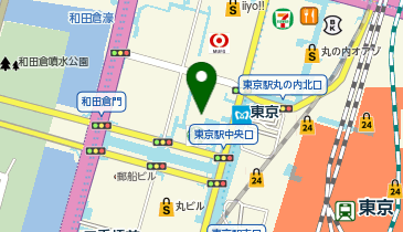 スターバックス コーヒー 新丸ビル店の地図画像