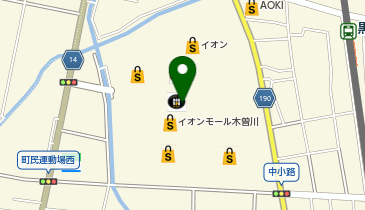 スターバックス コーヒー イオンモール木曽川店の地図画像
