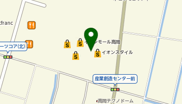 スターバックス コーヒー イオンモール高岡店の地図画像