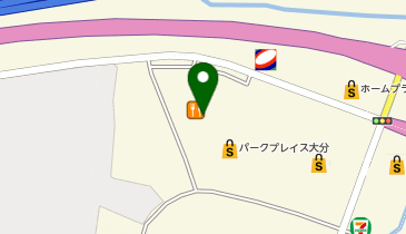 スターバックス コーヒー パークプレイス大分店の地図画像
