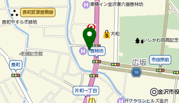 スターバックス コーヒー 香林坊店の地図画像