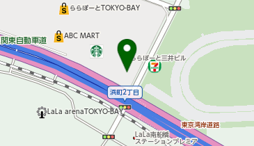 スターバックス コーヒー ららぽーとTOKYO-BAY 南館店の地図画像