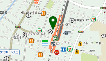 スターバックス コーヒー アトレ松戸店の地図画像