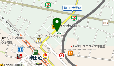 スターバックス コーヒー 津田沼ビート店の地図画像
