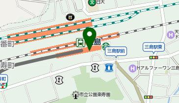 スターバックス コーヒー JR三島駅 南口店の地図画像