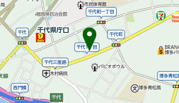 スターバックス コーヒー 博多千代県庁口店の地図画像