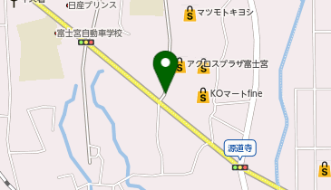 スターバックス コーヒー アクロスプラザ富士宮店の地図画像